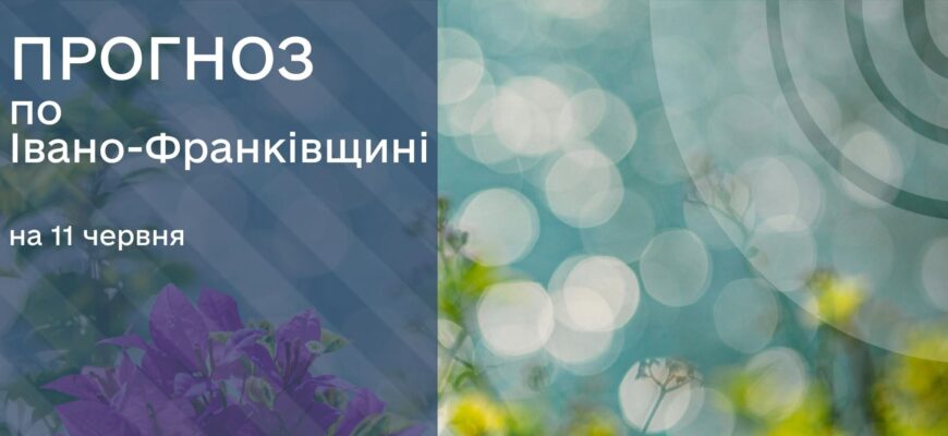 Прогноз погоди на 11 червня 2026 року