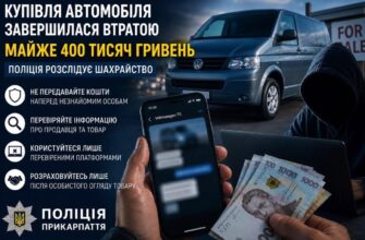 67-річний мешканець Калуша хотів придбати авто, а втратив майже 400 тис грн
