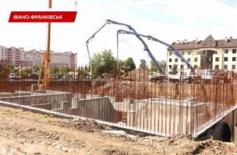 В Івано-Франківську перевірили темпи зведення центру реабілітаційного лікування і ментального здоров’я. Відео