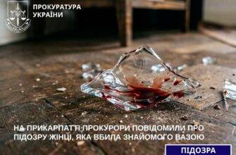 Прокурори повідомили про підозру жінці, яка вбила знайомого вазою