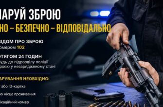 На Прикарпатті вже задекларували 269 одиниць зброї