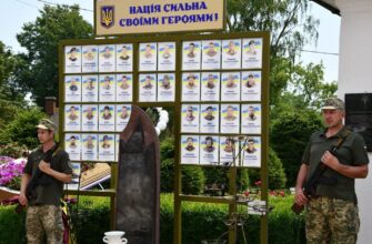 У Рогатинському коледжі відкрили Меморіал пам'яті загиблим випускникам