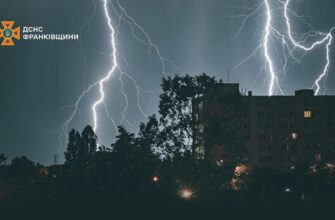 До кінця дня очікуються дощ та грози