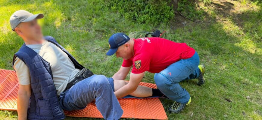 Житель міста Хмельницький травмувався поблизу гори Хом’як