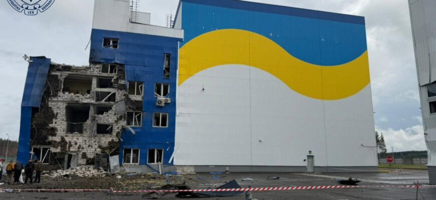 Російський БпЛА атакував об’єкт ядерної інфраструктури поблизу ЧАЕС