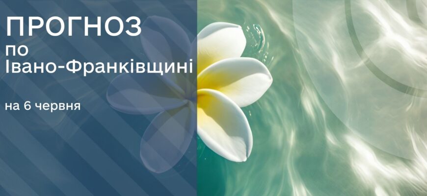 Прогноз погоди на 6 червня 2026 року