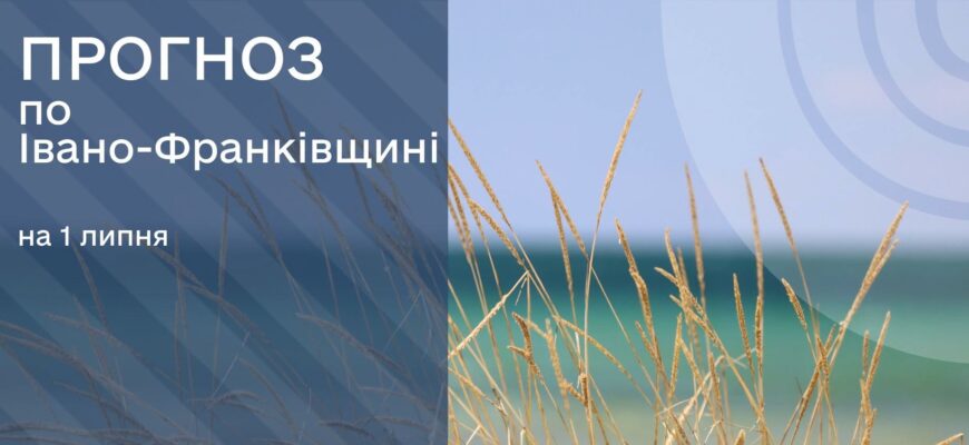 Прогноз погоди на 01 липня 2026 року