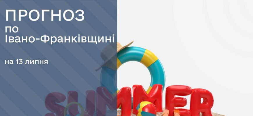 Прогноз погоди на 13 липня 2026 року