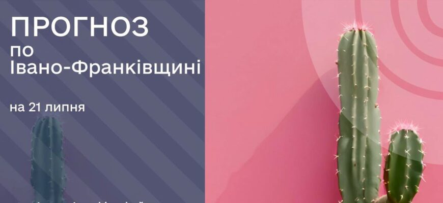 Прогноз погоди на 21 липня 2026 року