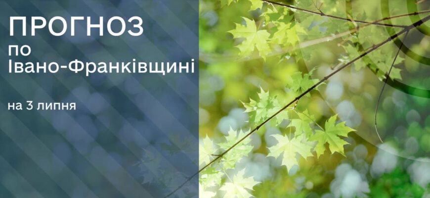 Прогноз погоди на 3 липня 2026 року