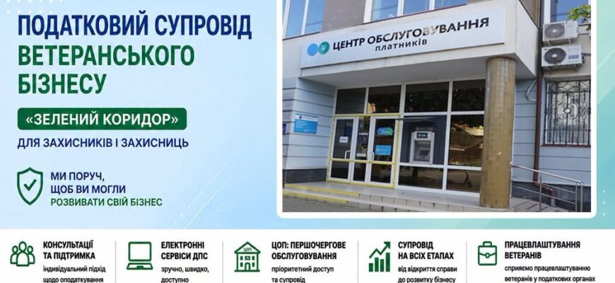 На Прикарпатті діє «зелений коридор» для підтримки ветеранського бізнесу