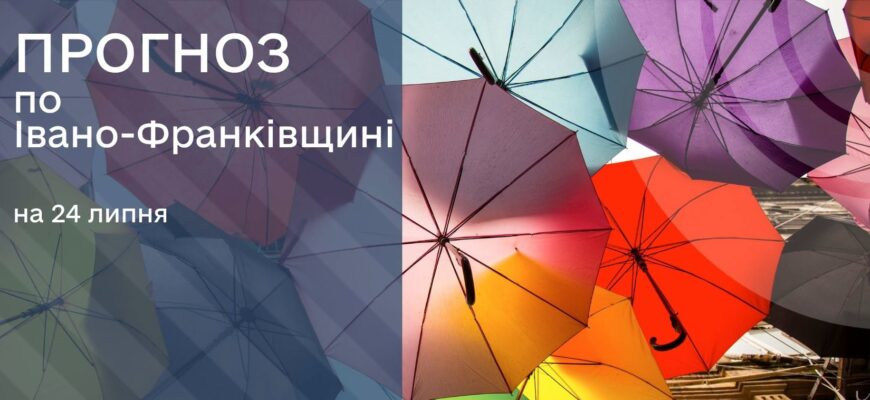 Прогноз погоди на 24 липня 2026 року