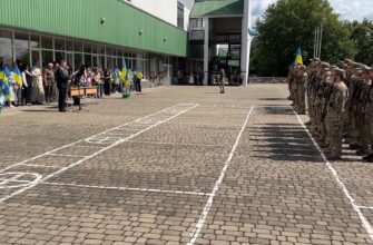 Випускники кафедри військової підготовки КНУВС склали присягу. Відео