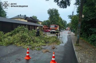 Рятувальники ліквідували наслідки негоди у Коломиї