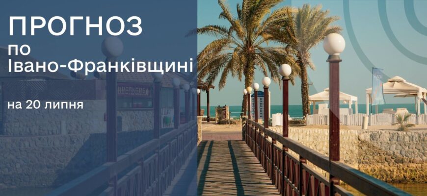 Прогноз погоди на 20 липня 2026 року