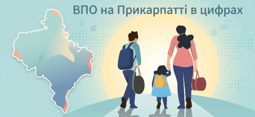 ВПО в цифрах на Прикарпатті станом на 01.07.2026