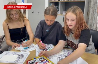 В Івано-Франківську австралійська художниця провела тренінг для дітей. Відео