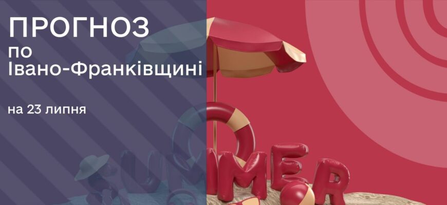 Прогноз погоди на 23 липня 2026 року
