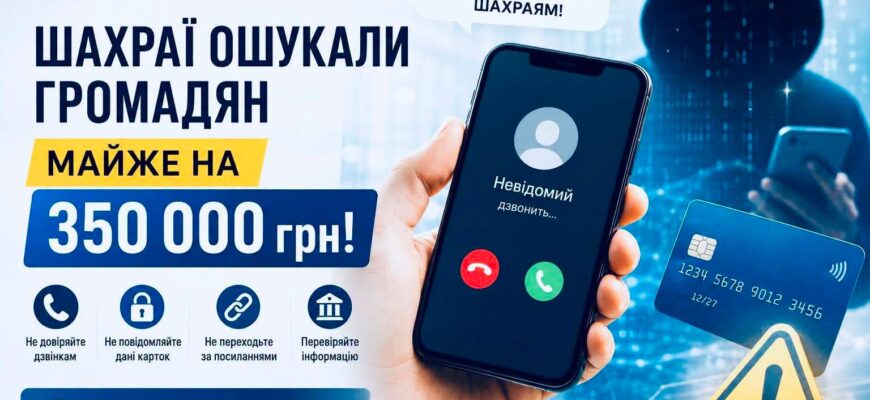 Шахраї знову ошукали прикарпатців майже на 350 тисяч гривень