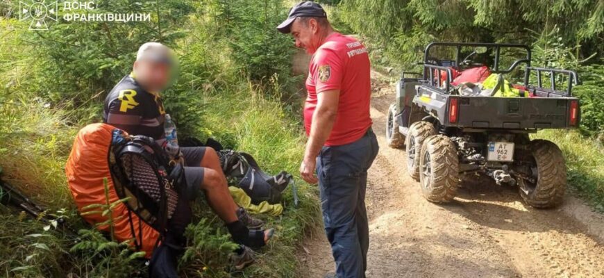 Гірські рятувальники Прикарпаття двічі надавали допомогу травмованим туристам