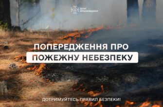 Рятувальники попереджають про пожежну небезпеку