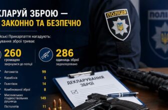 Поліцейські Прикарпаття нагадують: декларування зброї триває