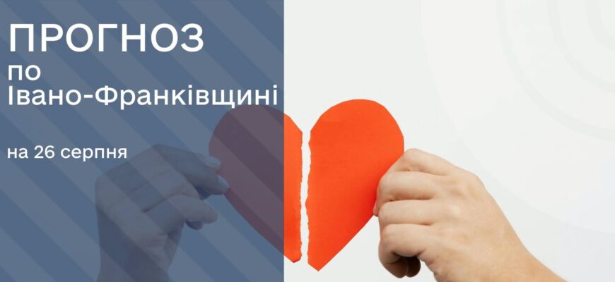 Прогноз погоди на 26 серпня 2026 року