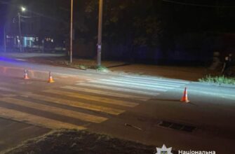 Поліцейські затримали водія, який здійснив наїзд на жінку та втік з місця ДТП