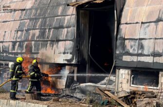 Рятувальники ліквідували пожежу ангару в селі Чукалівка