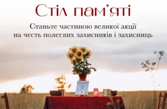 Стіл пам’яті 2026: триває реєстрація учасників до акції вшанування