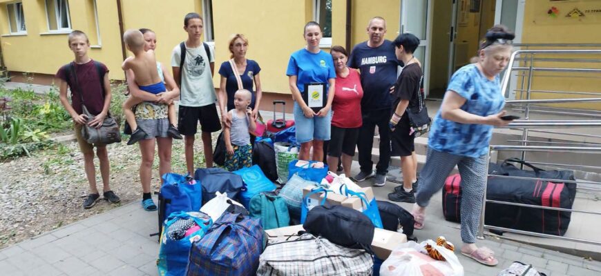 На Прикарпаття евакуювали 9 жителів Донецької та Дніпропетровської областей