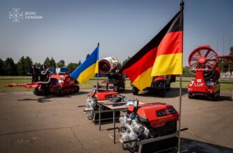 ДСНС отримала понад 20 одиниць техніки від німецьких партнерів