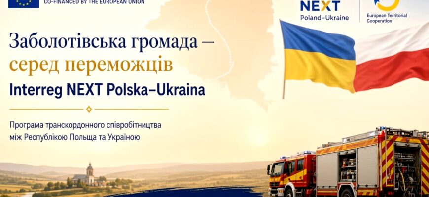 Заболотівська громада отримала грант на 90 тисяч євро для рятувальної служби