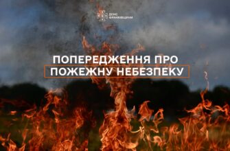 Рятувальники попереджають про пожежну небезпеку