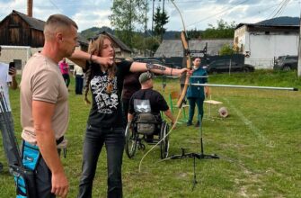 У Ворохті відбулося відкрите тренування зі стрільби з лука для ветеранів