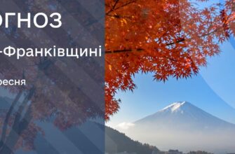 Прогноз погоди на 25 вересня 2026 року