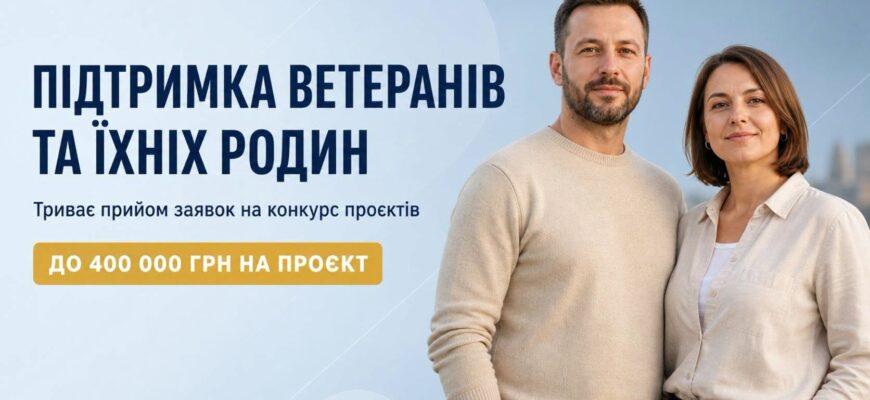 До 15 вересня триває прийом заявок на конкурс проєктів із психологічної реабілітації