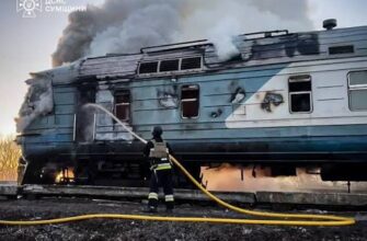 Ворог атакував потяг у Сумському районі: евакуйовано 90 людей