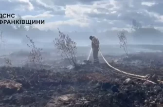 На Калущині триває гасіння осередків тління та пожежі торфу