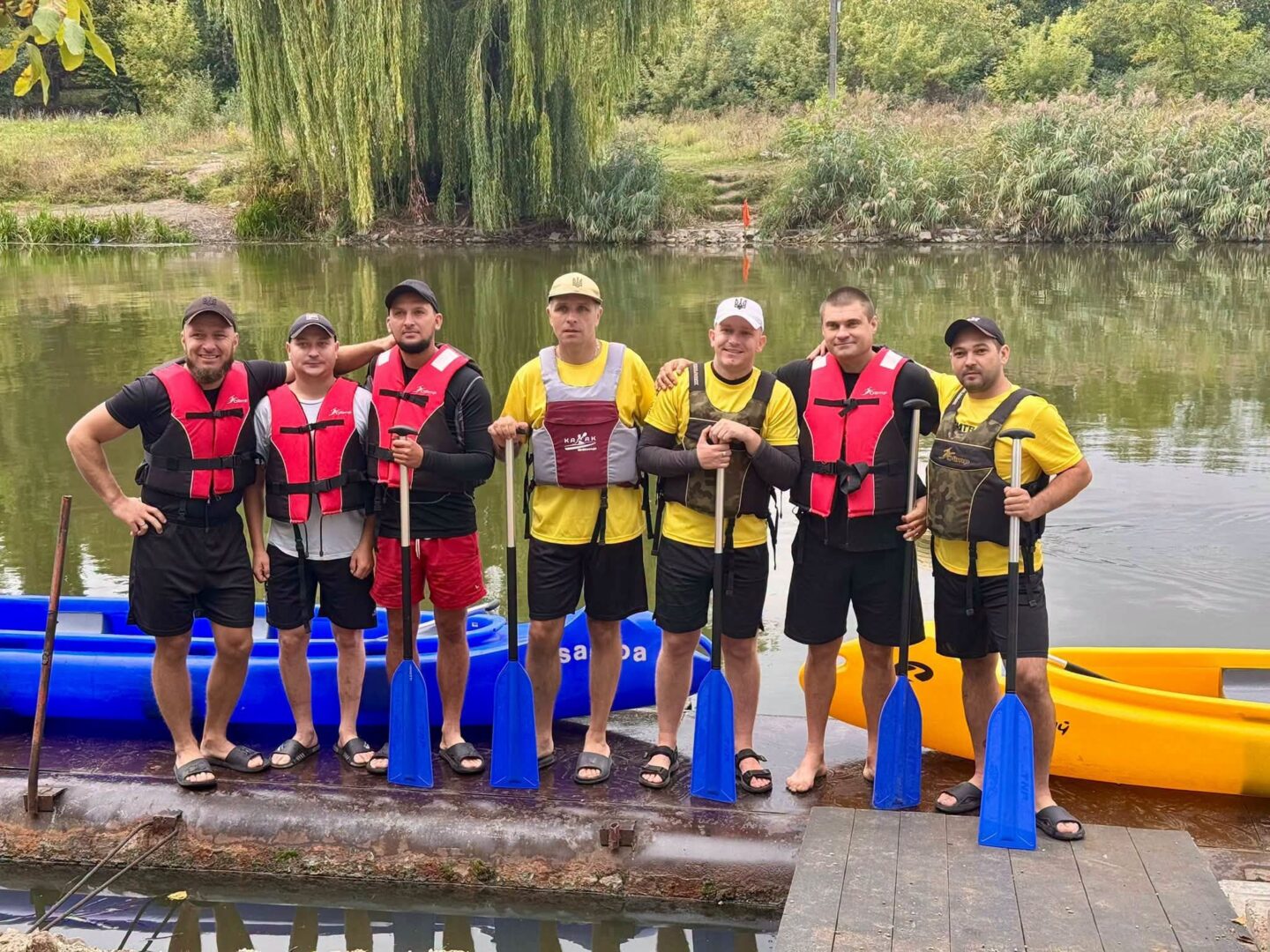 rshshchozh - У Бурштині відбулися змагання з каякінгу серед ветеранів та захисників - rai.ua