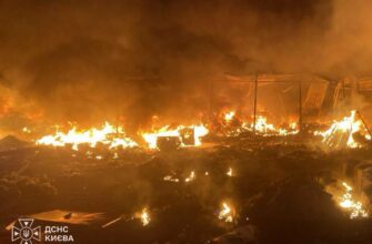 У Києві та області триває ліквідація наслідків російського удару