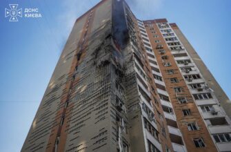 росіяни атакували багатоповерхівку в Дарницькому районі