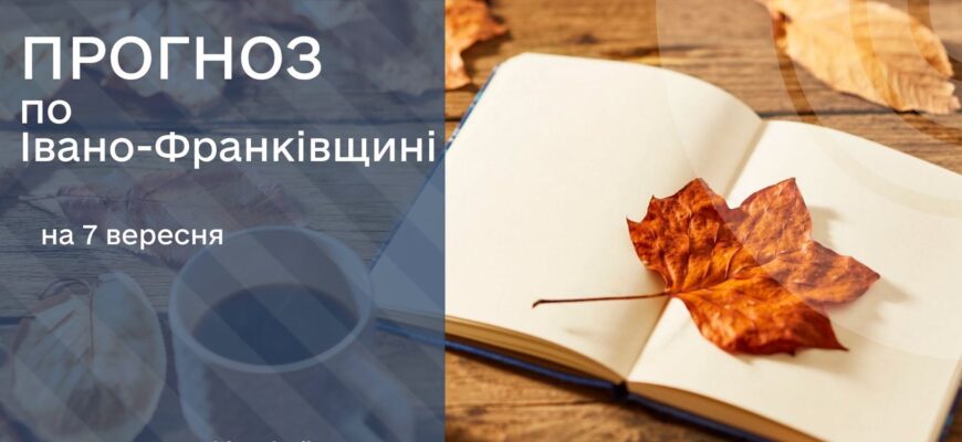 Прогноз погоди на 7 вересня 2026 року