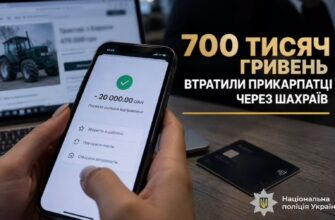 Близько 700 тисяч гривень втратили прикарпатці через шахраїв