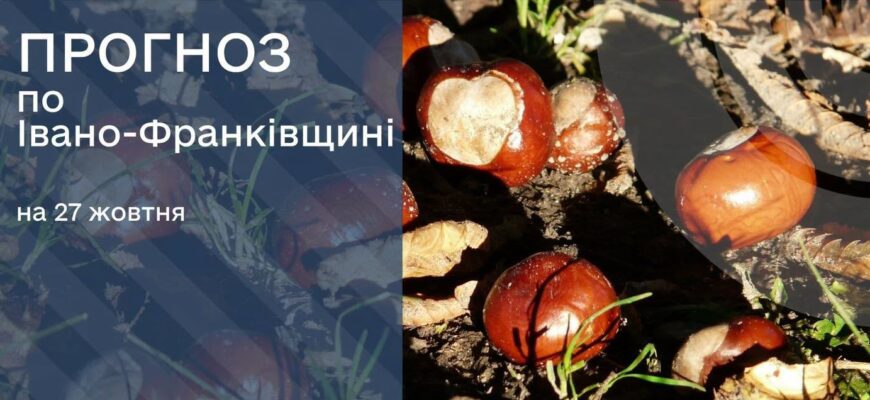 Прогноз погоди на 27 жовтня 2026 року