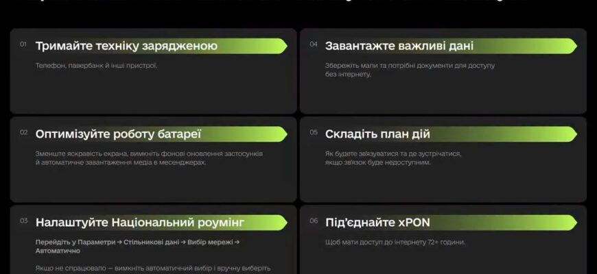 Як залишатися на зв’язку під час знеструмлень: рекомендації Мінцифри