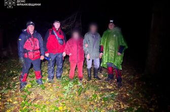 Рятувальники розшукали двох людей, які заблукали в лісі поблизу Ценжева