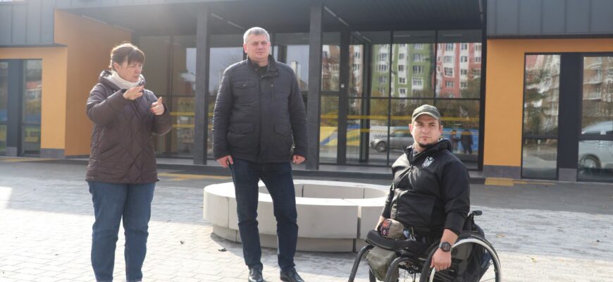 В Івано-Франківську перевірили умови доступності ветеранського простору
