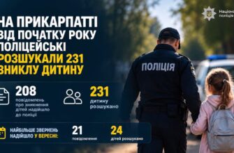 Від початку року до поліції надійшло 208 повідомлень про зникнення дітей