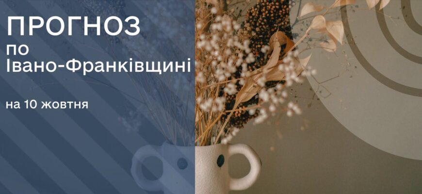 Прогноз погоди на 10 жовтня 2026 року